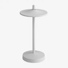 Candeeiro De Mesa Led Sem Fios Zuniga Branco - Sklum