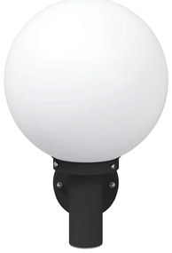 Luz de Parede Externa Preto Aço Inox IP44