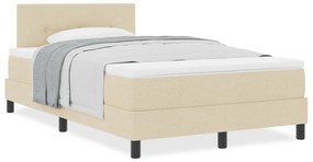 Cama Box com Colchão Cream 120x200 cm Tecido