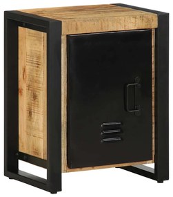 Mesa de cabeceira 40x30x51 cm madeira maciça manga áspera