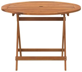 Conjunto de jantar p/ jardim 5 pcs madeira de acácia maciça