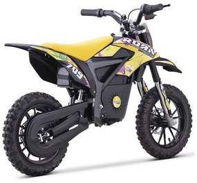 Mini moto elétrica para crianças MINICROSS 709 550W Amarela