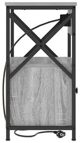 Armários de Canto 2 pcs Sonoma cinzento 40 x 31 x 60 cm