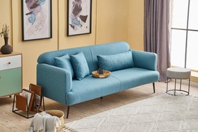 Sofá de 3 Lugares Revos – Turquesa – 200x80x100 cm