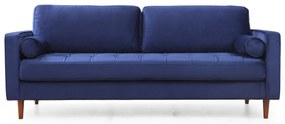 Sofá de 3 Lugares Rome – Azul Marinho – 215 x 90 x 70 cm