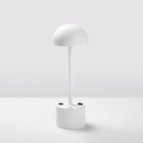 Candeeiro de Mesa Sept – Branco – Diâmetro 10 cm Altura 29 cm