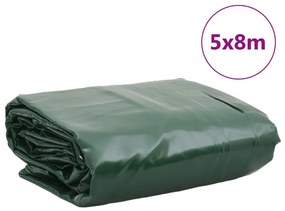 Lona 5x8 m 650 g/m² verde