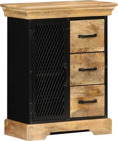 vidaXL Aparador 60x30x75 cm madeira de mangueira maciça