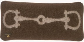 Almofada reversível em lã com padrão em jacquard Retro