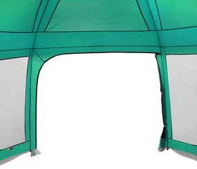 Tenda para piscina com mosca amovível e paredes de rede