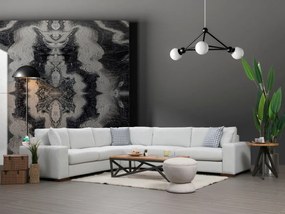 Sofá de Canto Loop - Branco - 282 x 322 cm