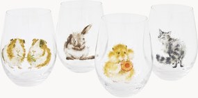 Copos Animals, conjunto de 4
