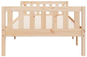 Cama de criança sem colchão 90x190 cm madeira de pinho maciça