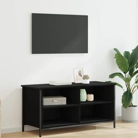 vidaXL Gabinete para TV Carvalho Preto 100 x 40 x 50 cm