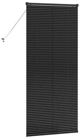 Persiana de Janela com cortinas Outros Manual Preto 80 x 130 cm Alumín