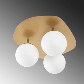 Candeeiro de Teto Well – Dourado – 37 x 44 x 25 cm