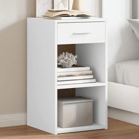 vidaXL Mesas de cabeceira 2 pcs 35x34x65cm derivados de madeira branco