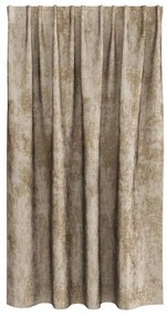 Cortinas de Veludo 2 peças com Ilhós Champagne 140x140 cm