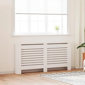 Cobertura de radiador 172x19x81,5 cm MDF branco