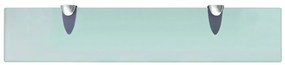 Prateleiras flutuantes 2 pcs vidro 50x10 cm 8 mm