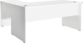 Secretária de Escritório em L Branca 1600x1440x750 mm – Alonga Reversível