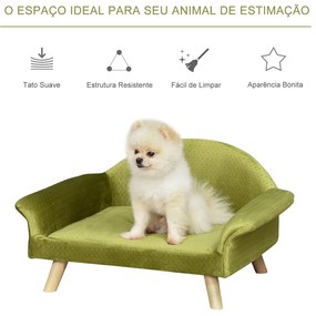 PawHut Sofá-cama para animais de estimação Sofá para cães Gatos com al