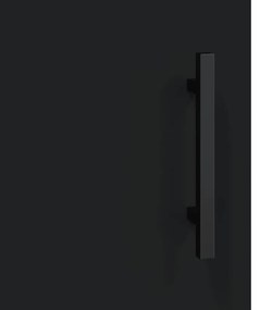 Mesa de cabeceira 2 pcs 40x40x50 cm derivados de madeira preto