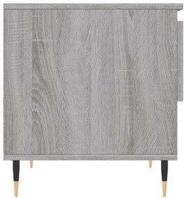 Mesas de centro 2 pcs 50x46x50cm deriv. madeira cinzento sonoma