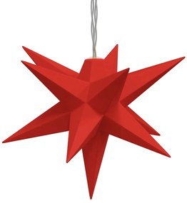 Luzes de Natal 10 LEDs 10 cm vermelho