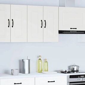 vidaXL Armário de parede de cozinha Kalmar madeira artificial branca