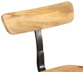 Bancos de bar 2 pcs 49x43x103 cm madeira de mangueira maciça