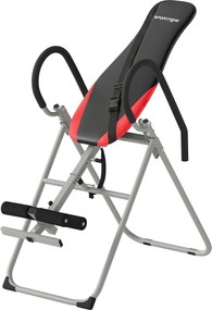 Mesa de Inversão Dobrável, 122 x 59 x 130 cm, Inversão de 0 a 90°, Vermelho