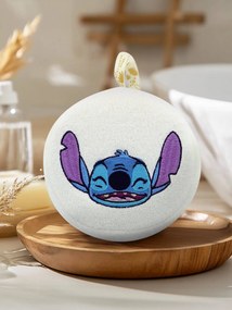Esponja de bebé da Disney® bordada com cabeça de Stitch cru