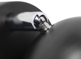 Spot moderno 1-light black com interior dourado - Buell Deluxe Moderno