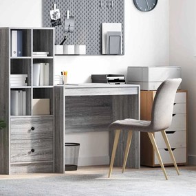 vidaXL Secretária Cinzento Sonoma 80x50x76 cm Madeira engenheirada