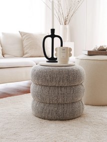 Pouffe Boum – Cinzento – 40 cm x 40 cm x 40 cm