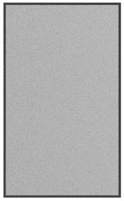 Tapete de porta 90x150 cm cinzento