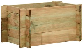 Canteiro elevado jardim 40 cm pinho impregnado