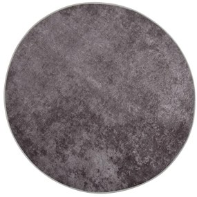Tapete lavável antiderrapante φ120 cm cinzento