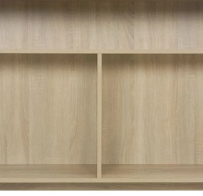 Mesa de bar com 2 tampos carvalho 130x40x120 cm
