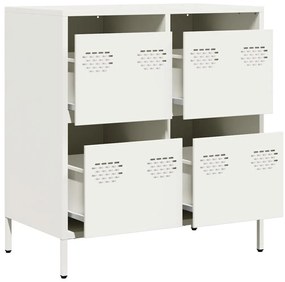 Aparador 68x39x73,5 cm aço laminado a frio branco