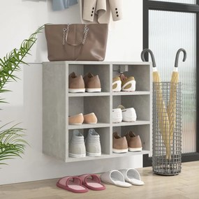 Sapateira 52,5x30x50 cm cor Concreto Cinza