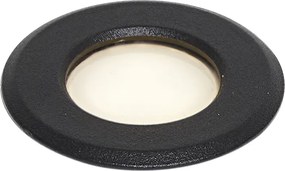 Foco de chão 12V preto incluindo LED IP67 - Voltaire Linsey