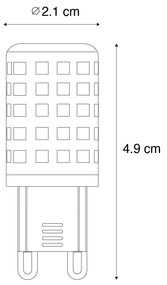 Lâmpada LED inteligente G9 regulável 2.5W 250lm 2700K-6500K