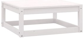 6 pcs conjunto lounge de jardim com almofadões pinho maciço