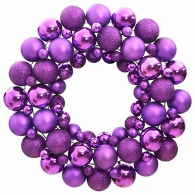 356130 vidaXL Guirlanda de Natal 45 cm poliestireno roxo