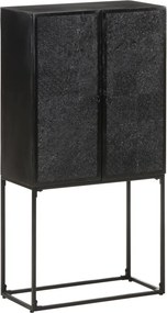 vidaXL Aparador 60x30x120 cm madeira acácia e mangueira maciças preto