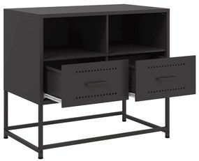 Móvel de TV 68x39x60,5 cm aço preto