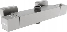 Mexen Cube torneira de duche termostática, grafite - 77250-66