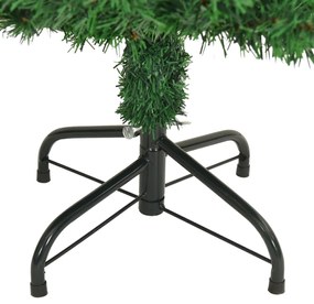 Árvore de Natal artificial com ramos grossos 120 cm PVC verde